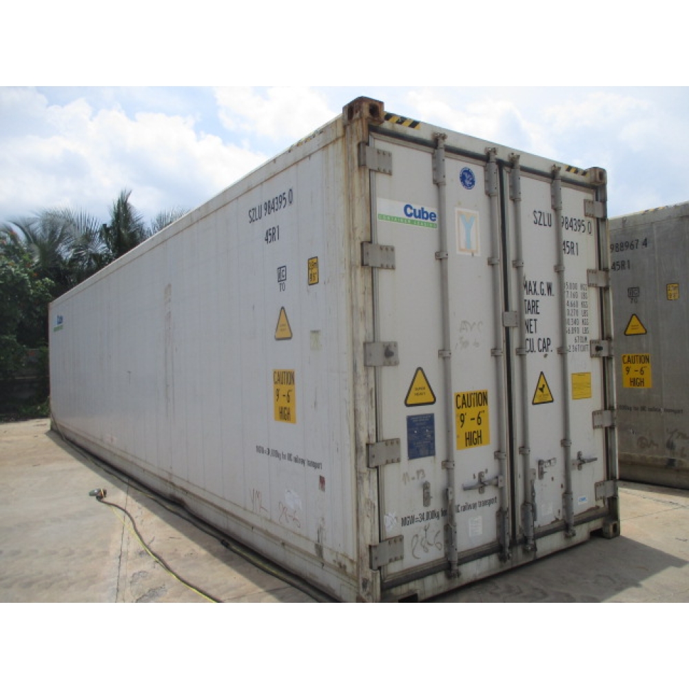 20ft/40ft reefer, temp range 25deg C to minus 25deg C
